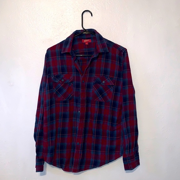 Multi-Color Flannel 👕 - Picture 3 of 4